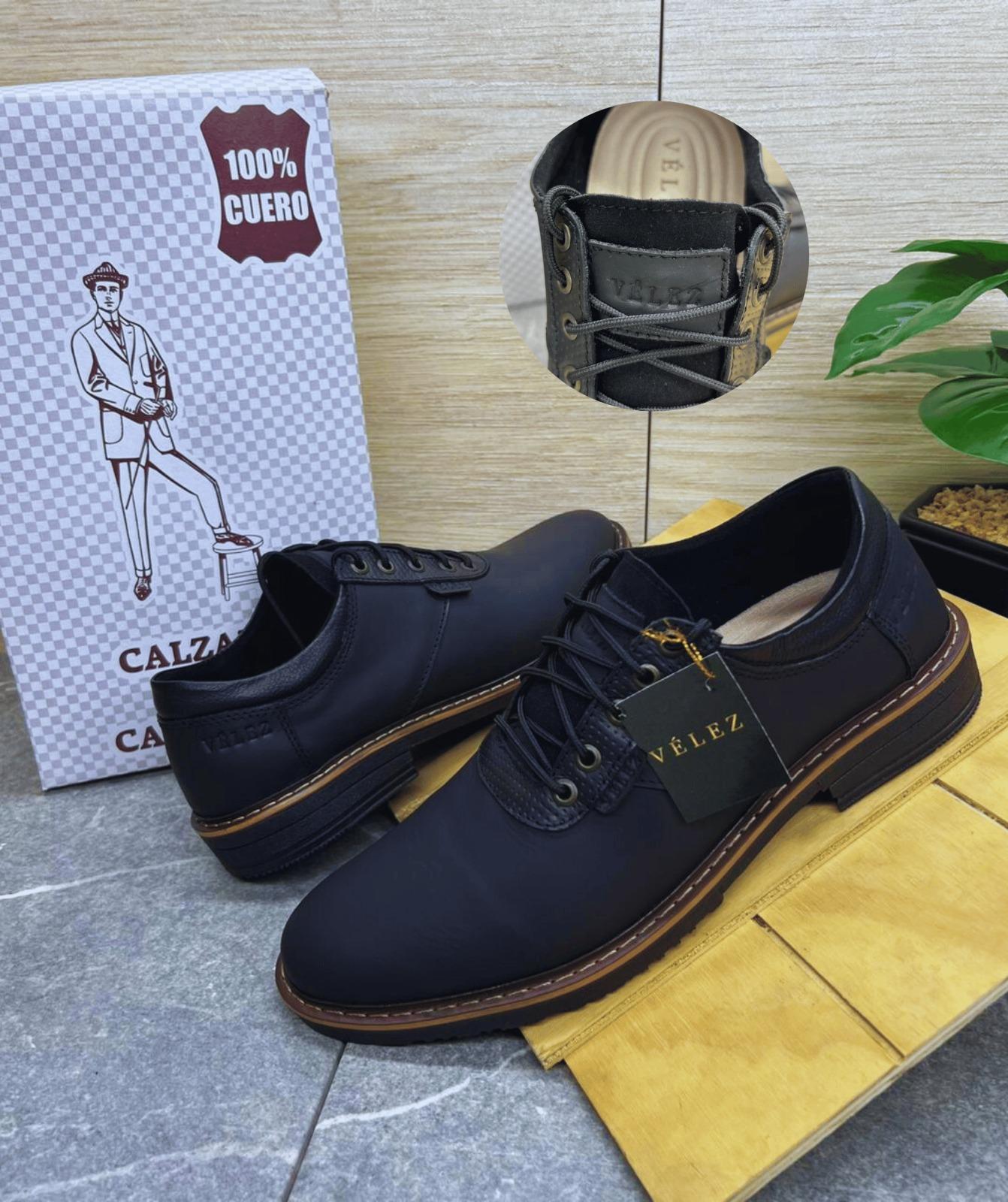 ZAPATO CASUAL VLZ NEGRA 37